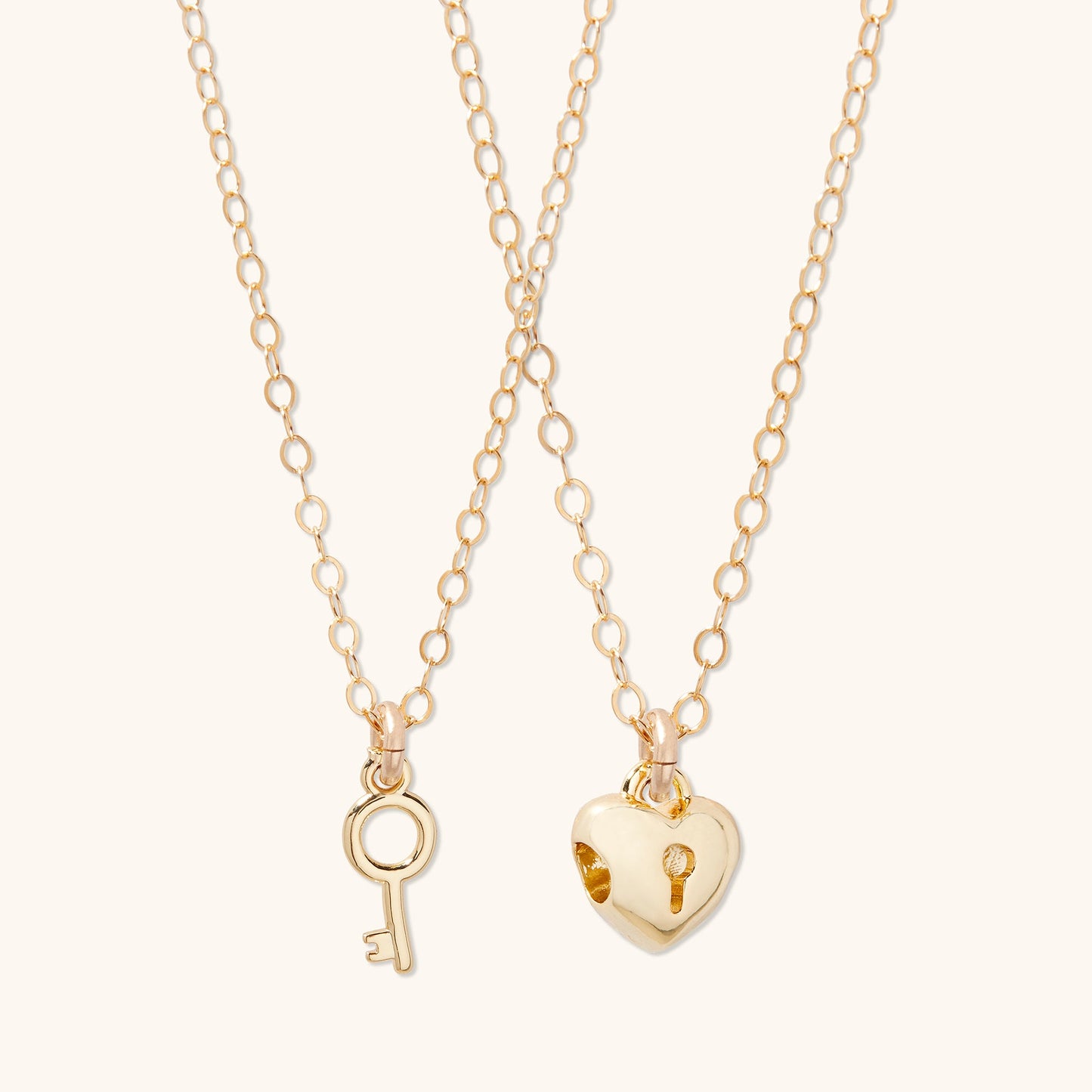 Key to Her Heart Necklace Set