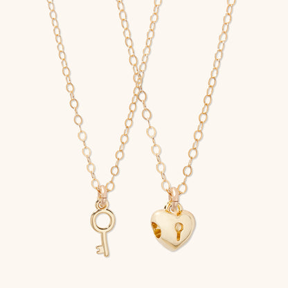 Key to Her Heart Necklace Set