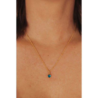 December Birthstone Necklace