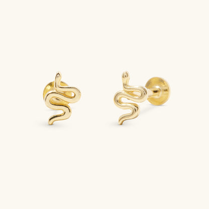 Snake Flat Back Stud