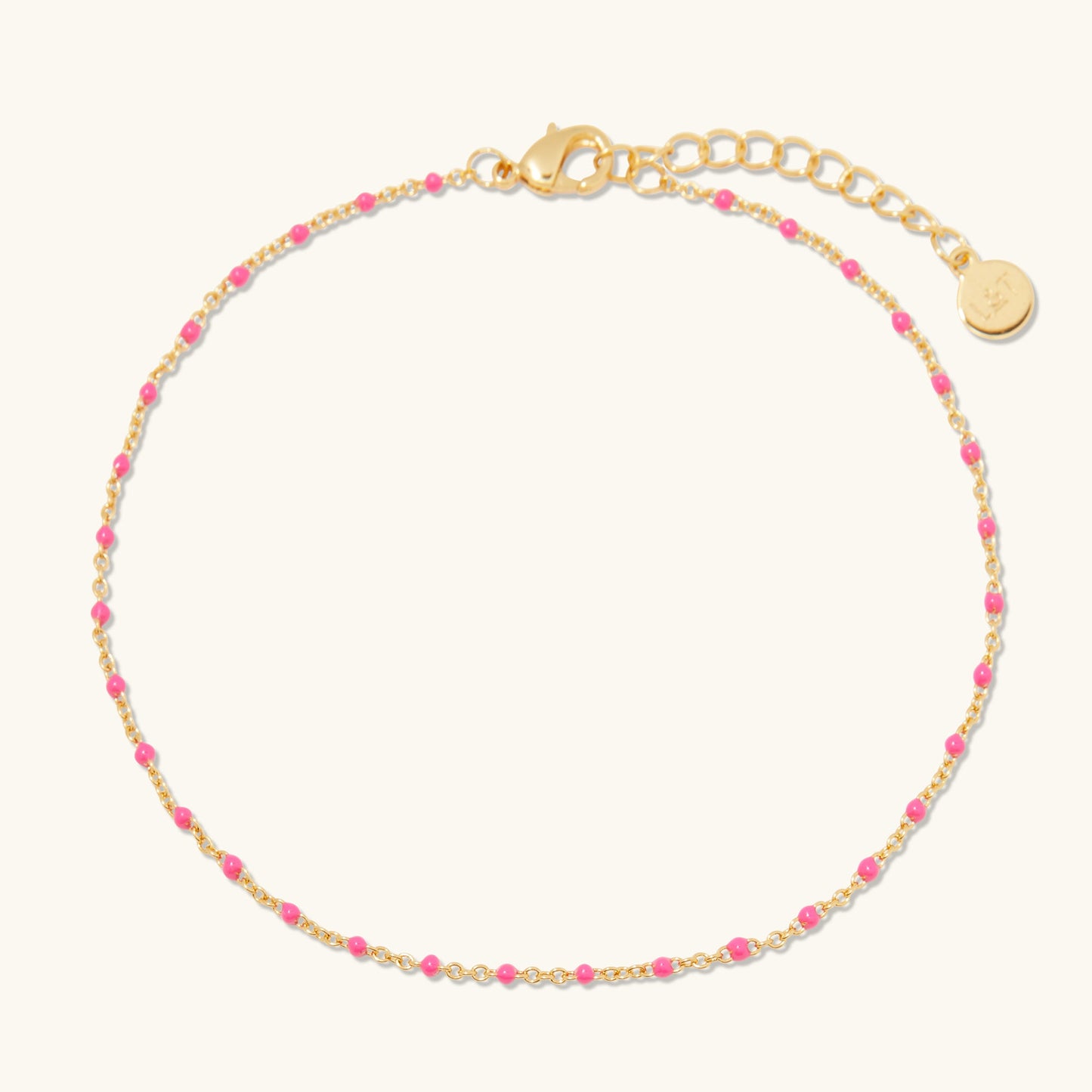 Zara Anklet- Pink