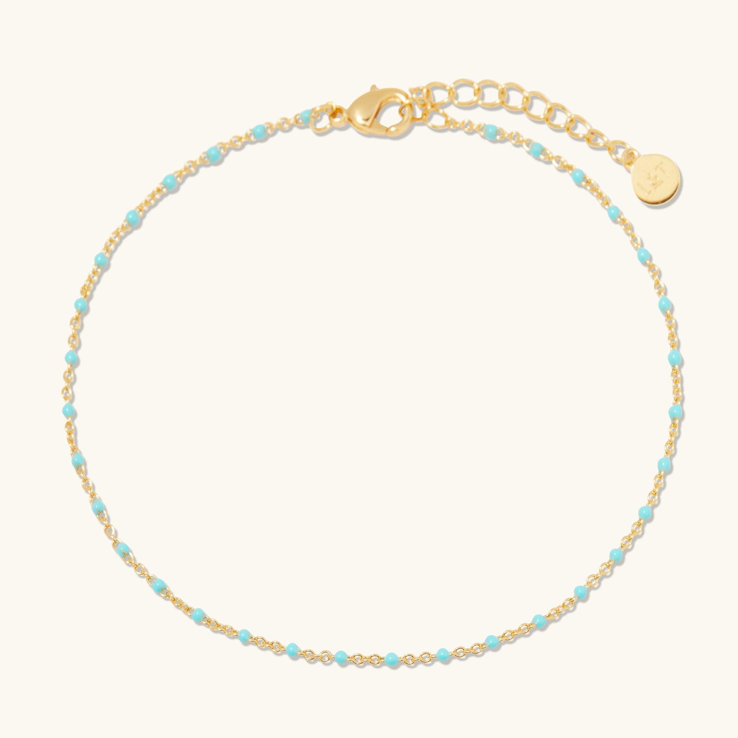 Zara Anklet- Turquoise